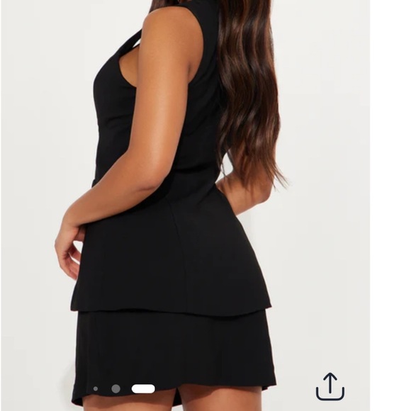 New Fashion Nova Vest Dress - Built in Shorts - XL - Picture 2 of 4